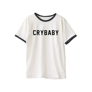 Crybaby T-Shirt-T-Shirts-MAUV STUDIO-STREETWEAR-Y2K-CLOTHING