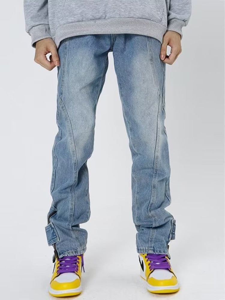 'Curve' Jeans-Jeans-MAUV STUDIO-STREETWEAR-Y2K-CLOTHING