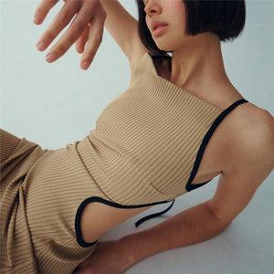 Cut Out Bodycon Maxi Dress-Mauv Studio