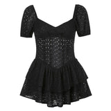 Cutie Secrets Mini Dress-Dresses - Mini-MAUV STUDIO-STREETWEAR-Y2K-CLOTHING