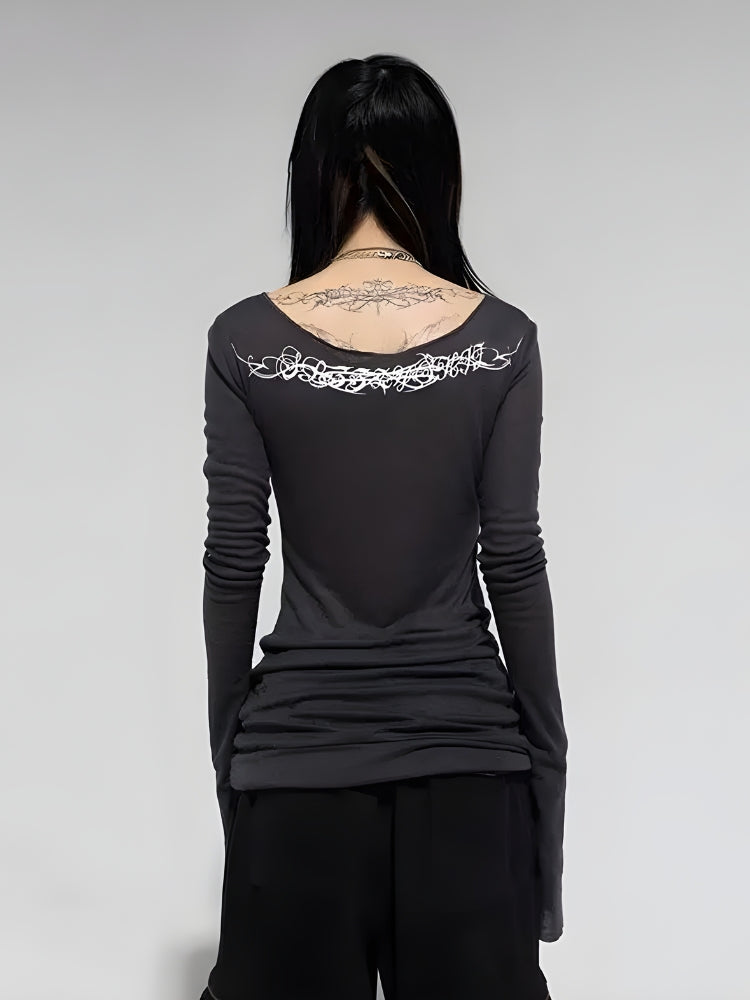 Cyberpunk Extra Long Sleeve Top – MAUVSTUDIO®