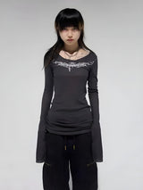 Cyberpunk Extra Long Sleeve Top – MAUVSTUDIO®