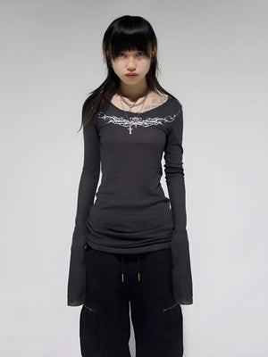 Cyberpunk Extra Long Sleeve Top – MAUVSTUDIO®