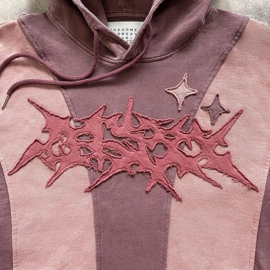 Cyberpunk Futuristic Patch Hoodie – MAUVSTUDIO®
