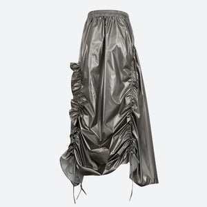 , Y2K skirt styled with a crop top