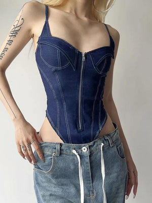 Denim Bodysuit – MAUVSTUDIO®