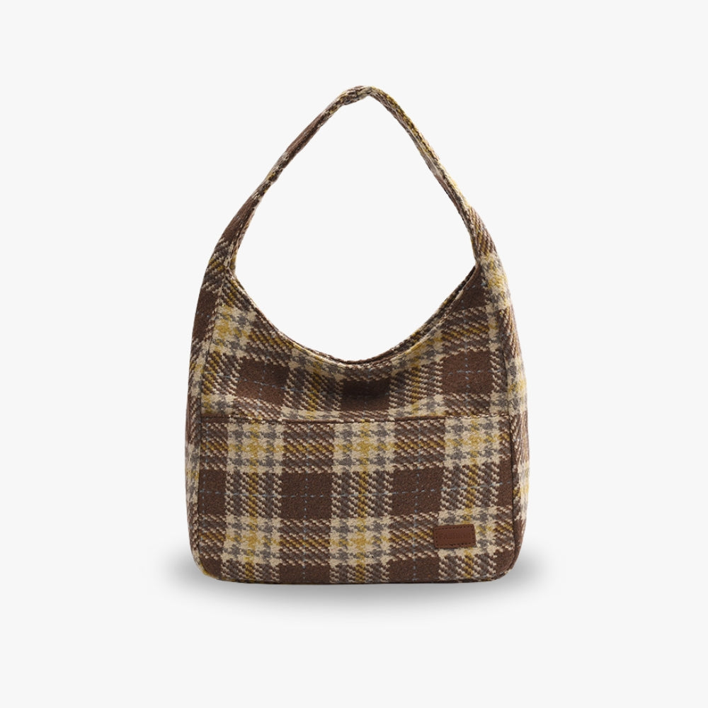 Liora | Borsa Hobo a quadri y2k