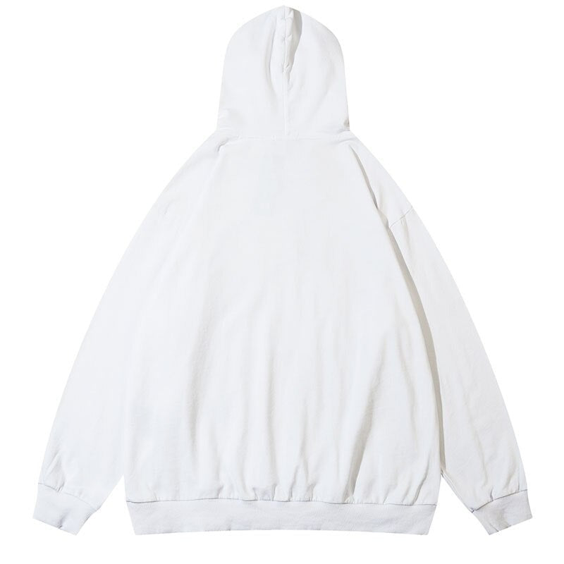 Devil Teeth' Embroidery Hoodie – MAUVSTUDIO®