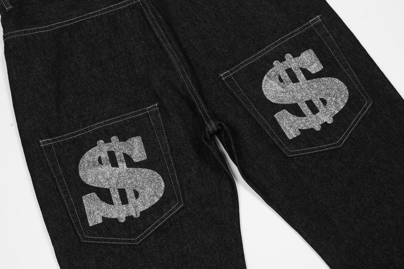 'Dollar' Jeans-Jeans-MAUV STUDIO-STREETWEAR-Y2K-CLOTHING