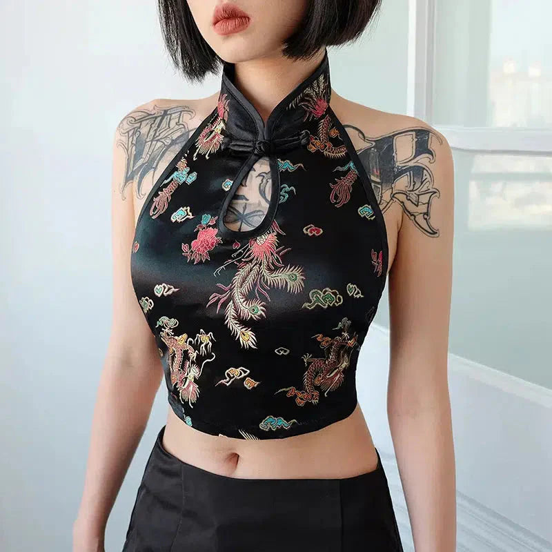 Dragon Backless Crop Top – MAUV STUDIO®® – MAUVSTUDIO®