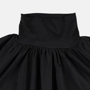 Draped Turtleneck Top with fitted cut, Y2K long sleeve top styled with low rise bottoms