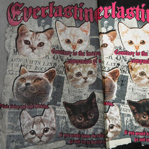 Everlasting Cats Tee-Mauv Studio