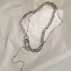 Everlasting Love Chain Necklace-Necklaces-MAUV STUDIO-STREETWEAR-Y2K-CLOTHING