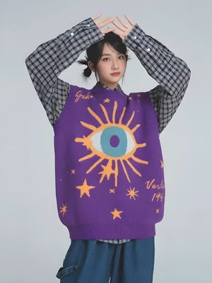 Eye Sweater Vest