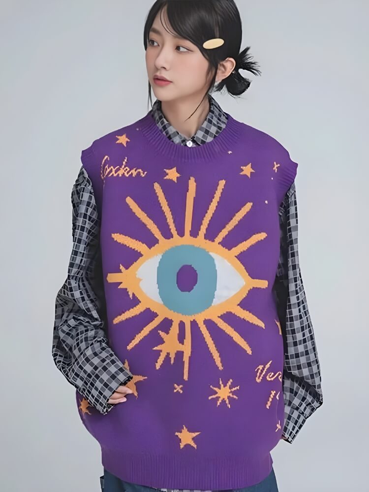Eye Sweater Vest