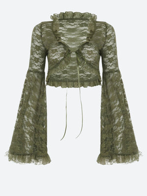 Fairy Grunge Bolero Crop Top – MAUVSTUDIO®