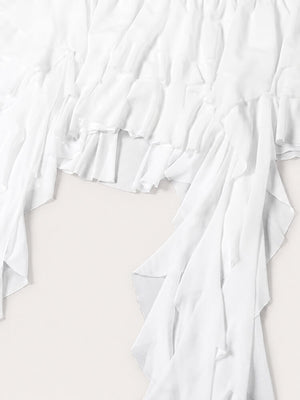 , Y2K skirt styled with a crop top