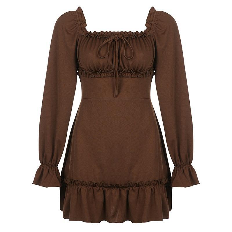 Fairy Grunge Ruffled Mini Dress MAUVSTUDIO Fairy Grunge Ruffled Mini Dress MAUVSTUDIO