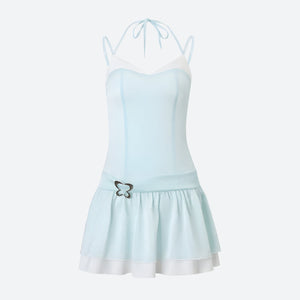 Fairycore Butterfly Mini Dress view 4 | MAUVSTUDIO®
