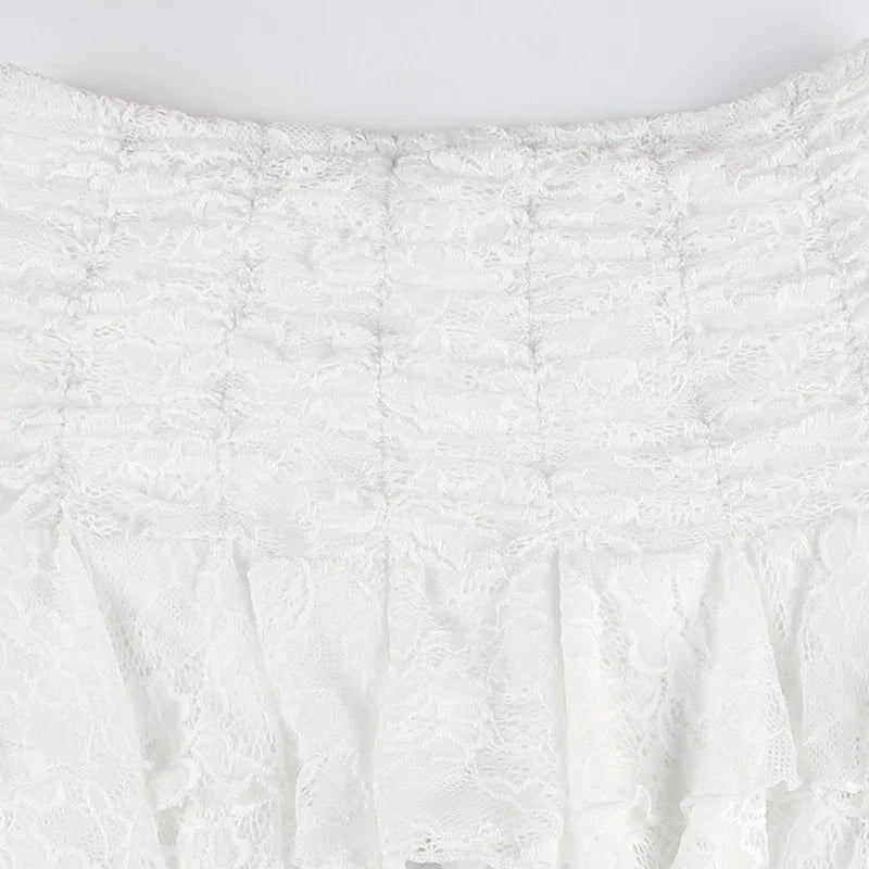 , Y2K skirt styled with a crop top