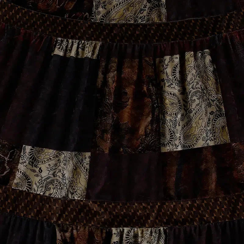 , Y2K skirt styled with a crop top