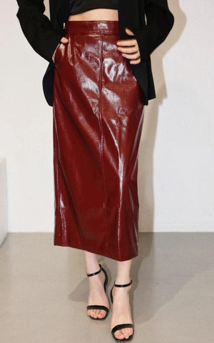 , Y2K skirt styled with a crop top