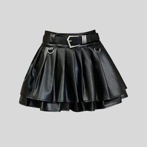 , Y2K skirt styled with a crop top