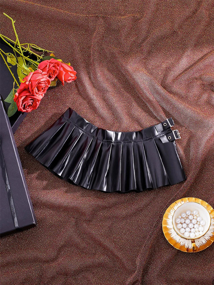 , Y2K skirt styled with a crop top