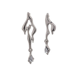 Flame Aesthetic Earrings-Earrings-MAUV STUDIO-STREETWEAR-Y2K-CLOTHING