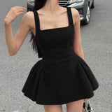 Flared Mini Dress view 12 | MAUVSTUDIO®