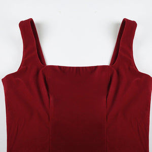 Flared Mini Dress view 4 | MAUVSTUDIO®