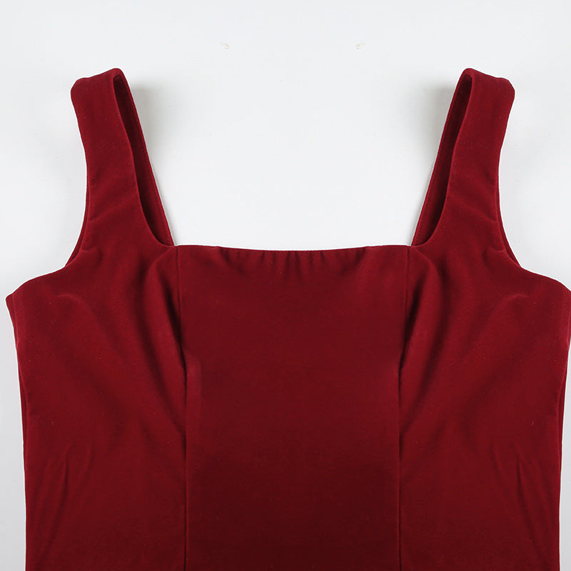 Flared Mini Dress view 4 | MAUVSTUDIO®