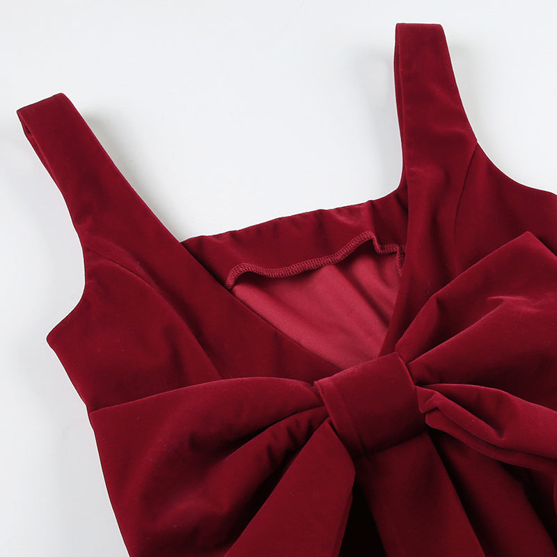 Flared Mini Dress view 5 | MAUVSTUDIO®