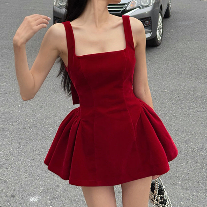 flared mini dresses Dress Spring Outfits studio b3 – QUADRATO Mini dress Bust boning Dress style:Style 1