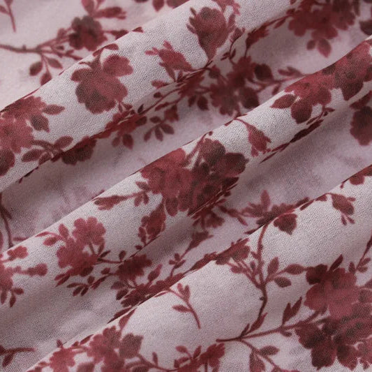 Floral High Slit Maxi Dress view 6 | MAUVSTUDIO®