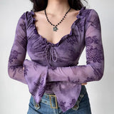 Floral Purple Top – MAUVSTUDIO®
