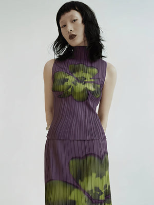 , Y2K skirt styled with a crop top