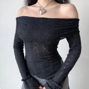 Fold-Over Lace Top – MAUVSTUDIO®