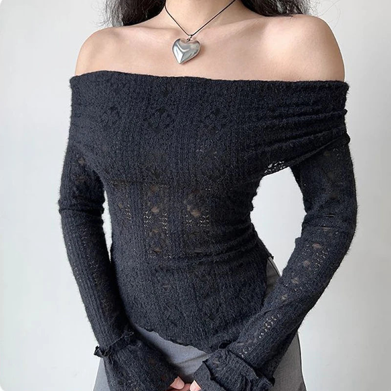 Fold-Over Lace Top – MAUVSTUDIO®
