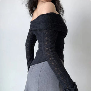 Fold-Over Lace Top – MAUVSTUDIO®