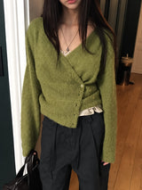 Fuzzy Wrap Cardigan