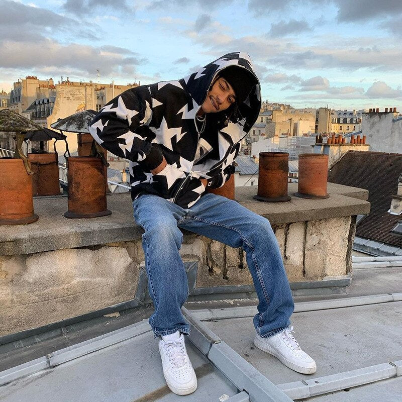 Y2K Zip Up Hoodies — Graphic, Oversized & Full Zip Fits – MAUVSTUDIO®