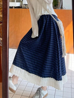 , Y2K skirt styled with a crop top