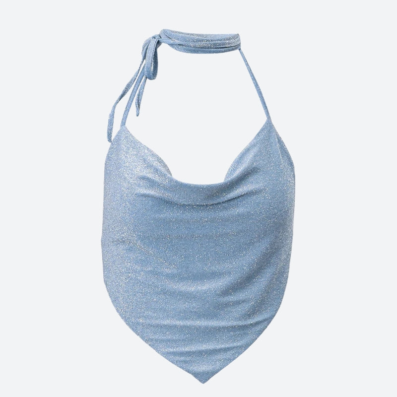 Glitter Backless Crop Top – MAUVSTUDIO®