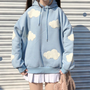 Gone Dreaming Cloud Hoodie-Hoodies-MAUV STUDIO-STREETWEAR-Y2K-CLOTHING