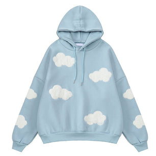 Gone Dreaming Cloud Hoodie-Hoodies-MAUV STUDIO-STREETWEAR-Y2K-CLOTHING