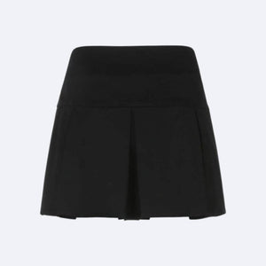 , Y2K skirt styled with a crop top