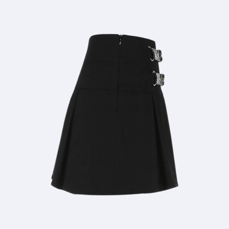 , Y2K skirt styled with a crop top