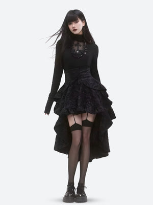 Goth Cross Top – MAUVSTUDIO®