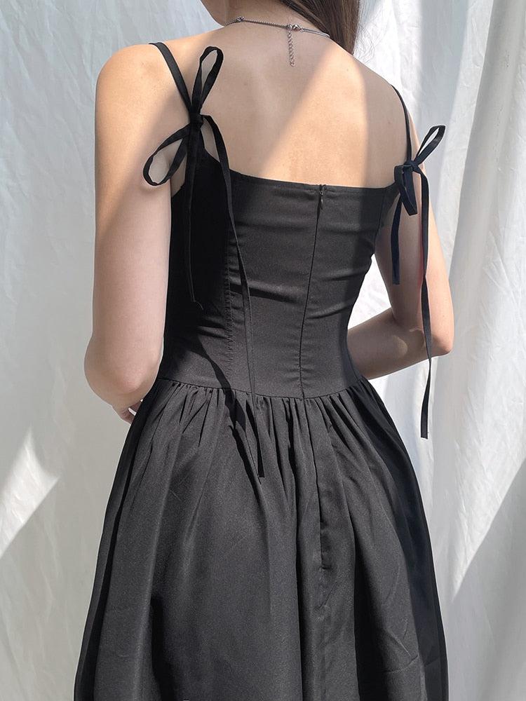 Goth Strap Maxi Dress – MAUVSTUDIO® Goth Strap Maxi Dress – MAUVSTUDIO®